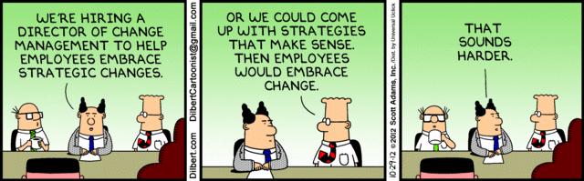 employees embrace change